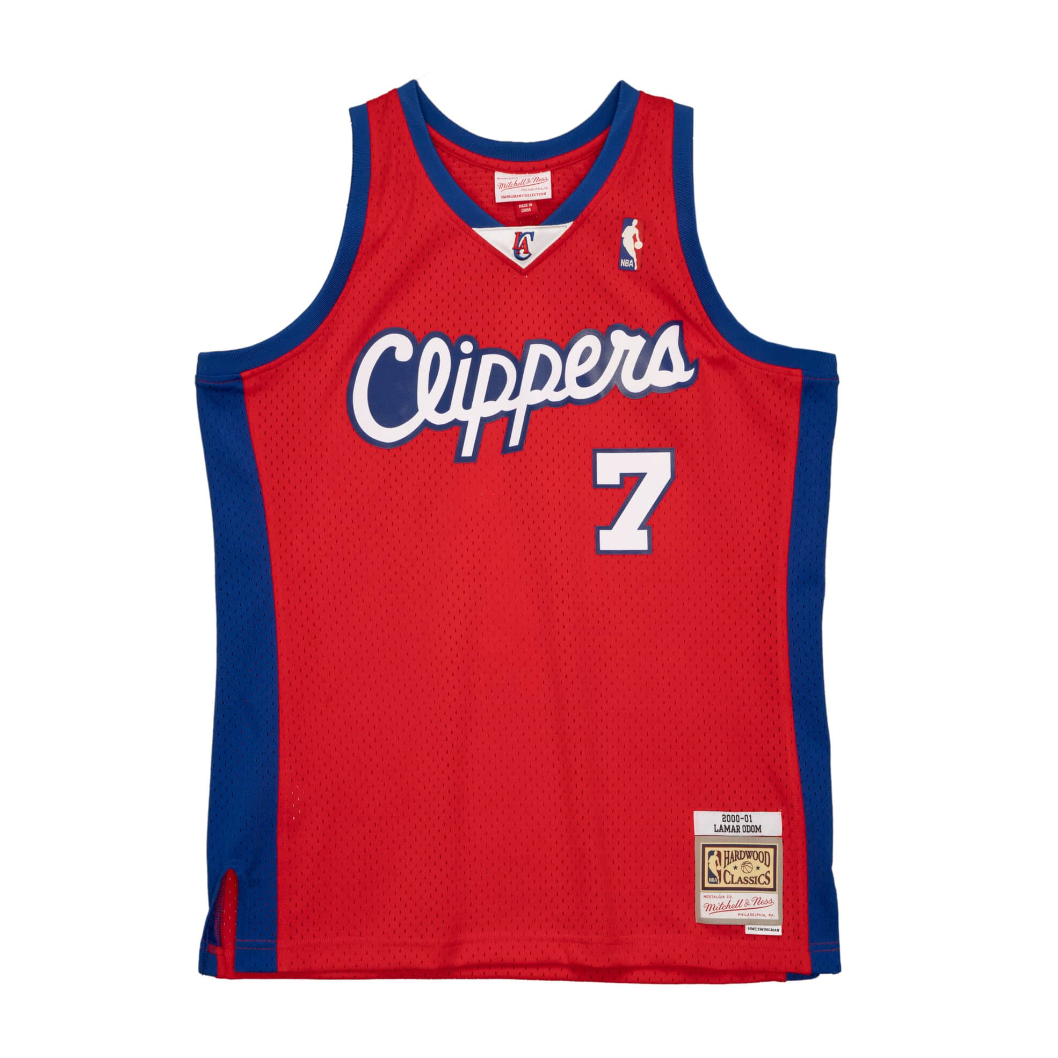 M&N Los Angeles Clippers Lamar Odom Swingman Jersey (2000-01/Road)